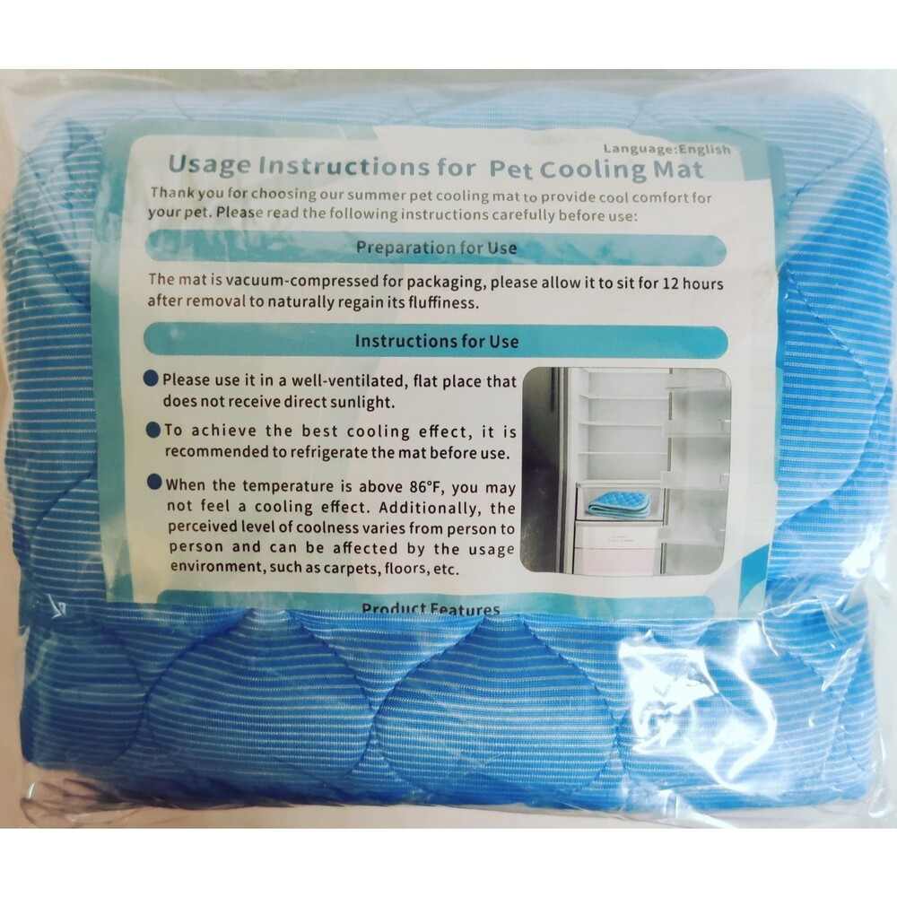 Dog Mat Cooling Summer Pad Mat Pet Dog Cat Blanket for Sofa Bed Floor Keep Cool